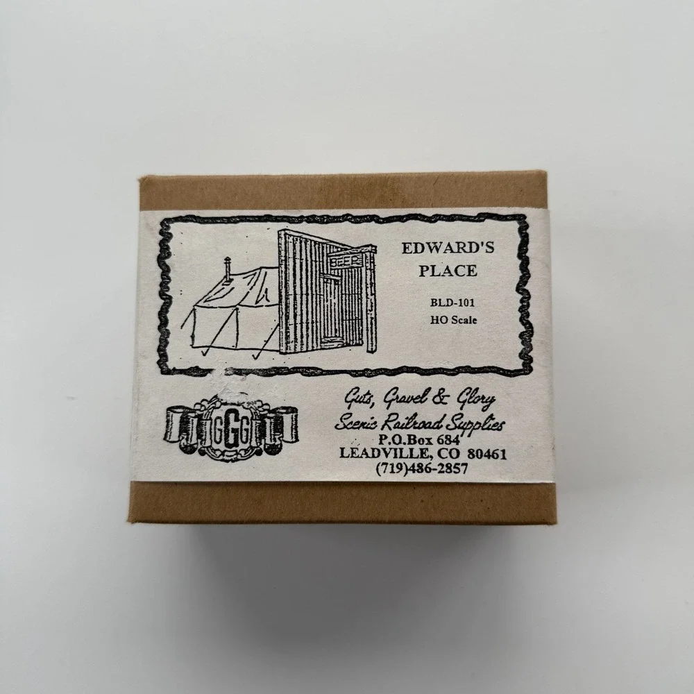 Guts,‎ Gravel & Glory Edwards Place BLD-101 HO Scale 1:87 Railroad Model